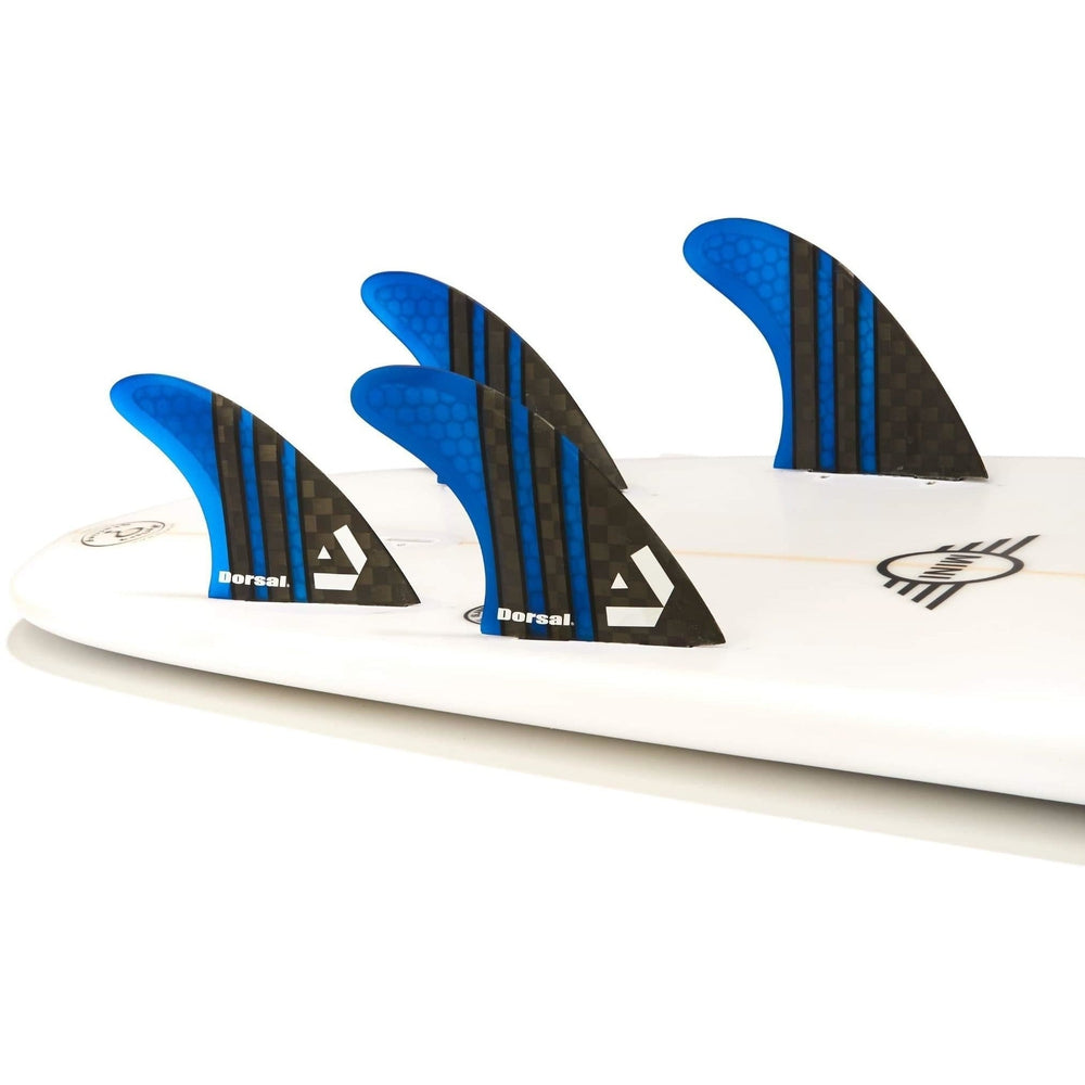 DORSAL Surfboard Fins Quad 4 Set FCS Compatible-1