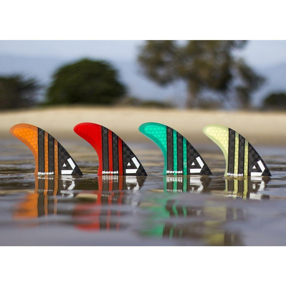 DORSAL Surfboard Fins Quad 4 Set FCS Compatible-3