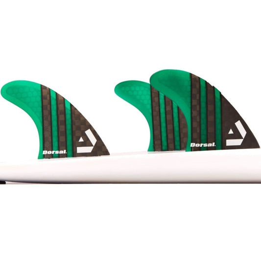 DORSAL Surfboard Fins Thruster 3 Set FCS Compatible-0