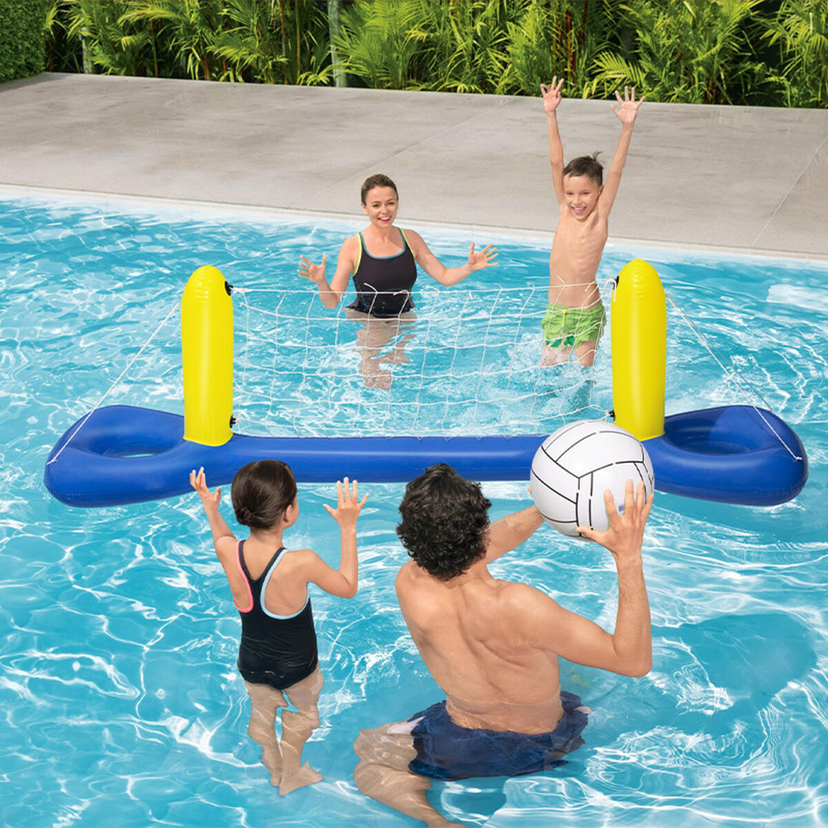 Pool volleyball set Bestway 244 x 64 cm-1