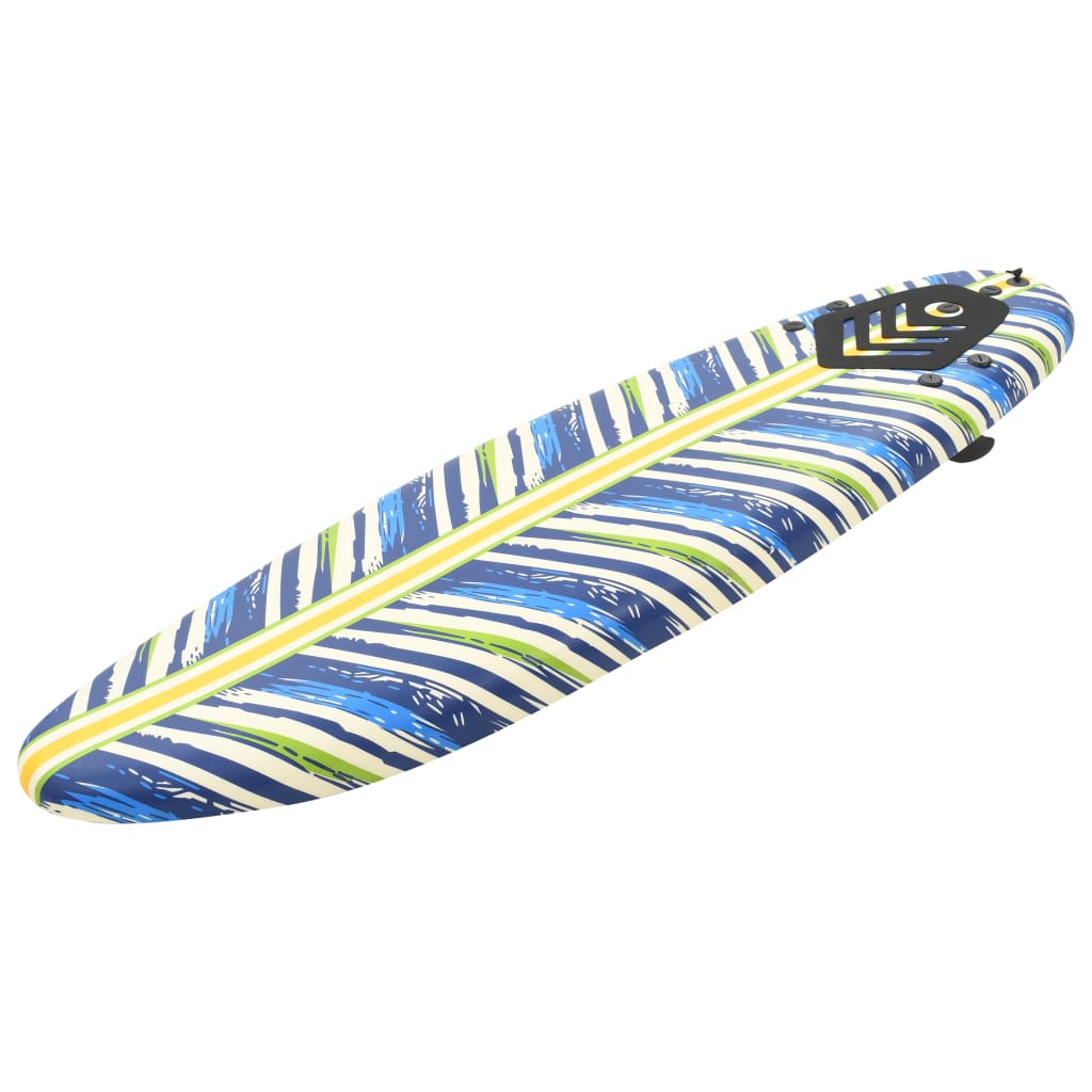 vidaXL Surfboard 66.9" Leaf-0
