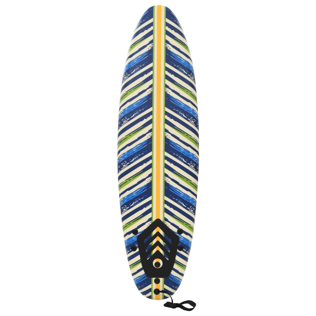 vidaXL Surfboard 66.9" Leaf-1