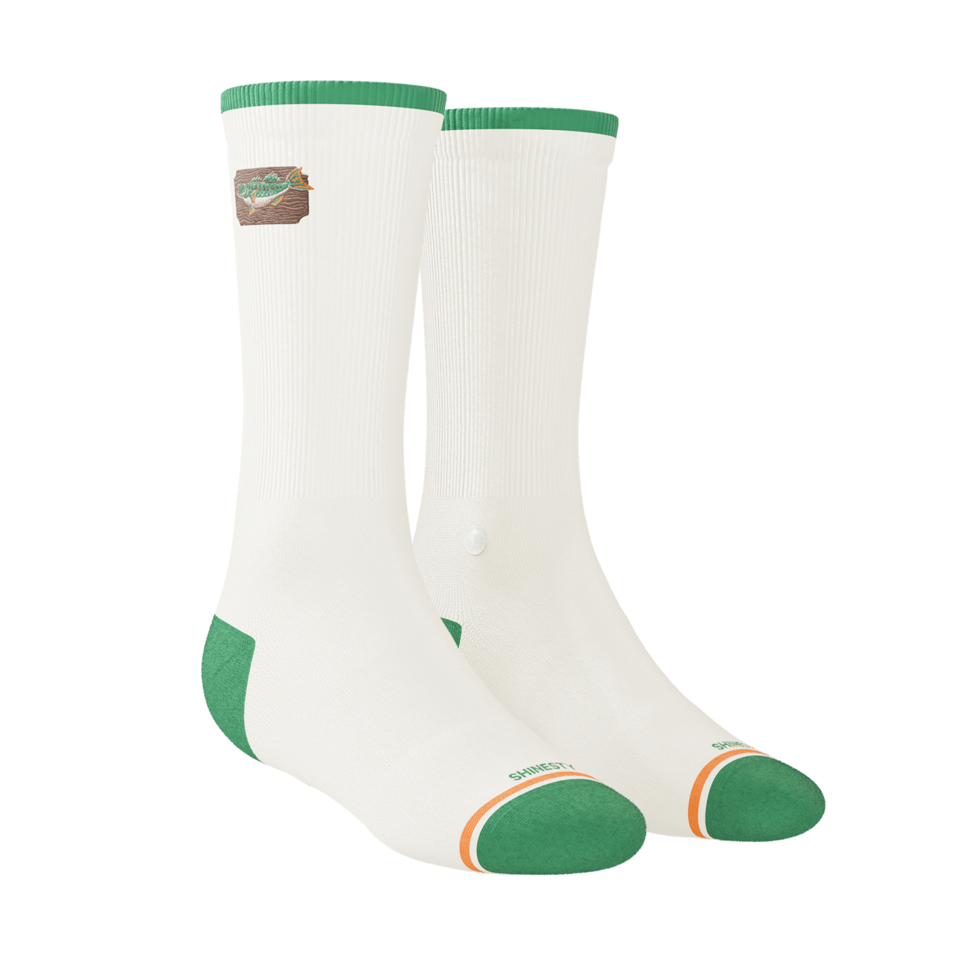 The Gone Fishing | Fishing Heel Hammock™ Crew Socks-2