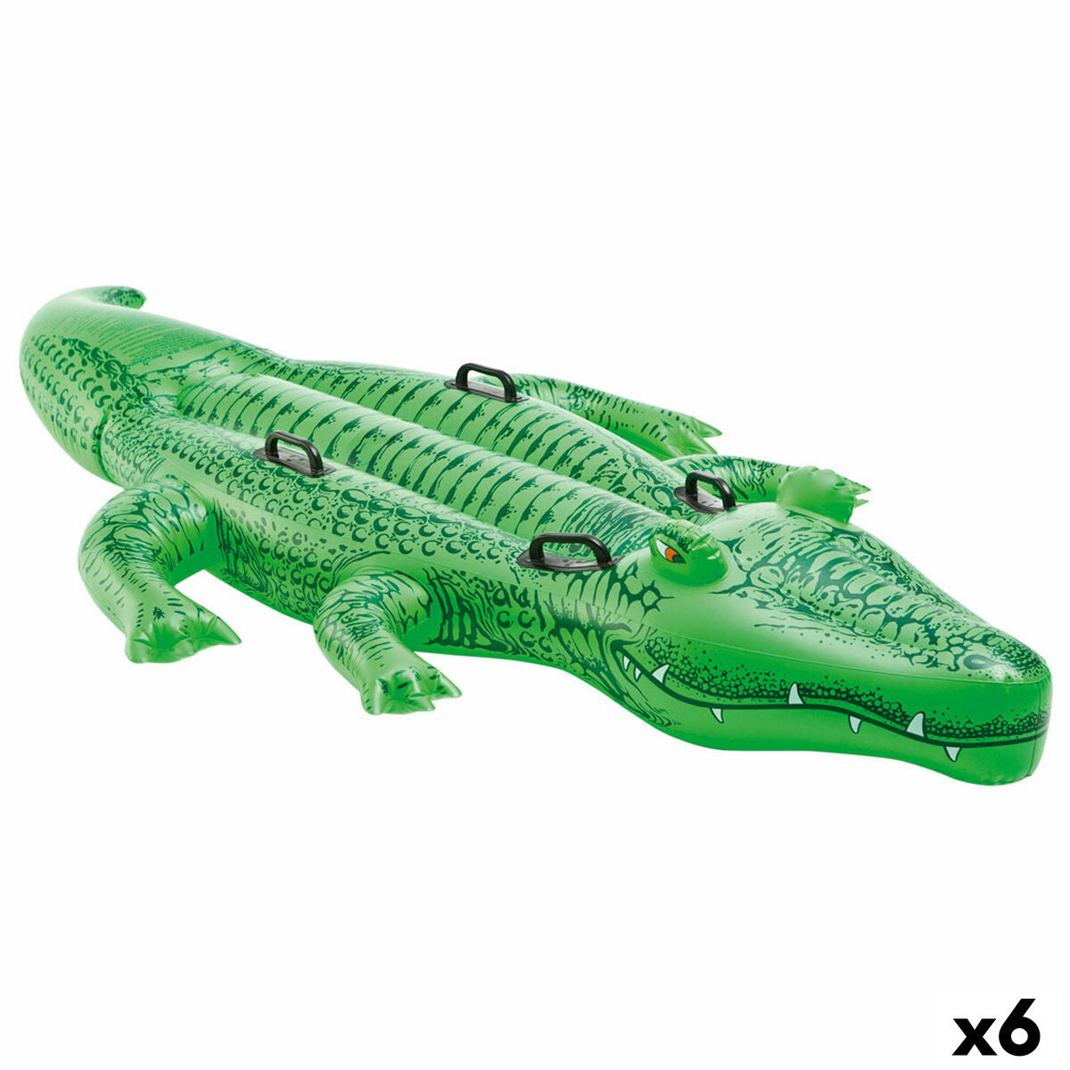 Inflatable Pool Float Intex Crocodile 203 x 30 x 114 cm (6 Units)-0