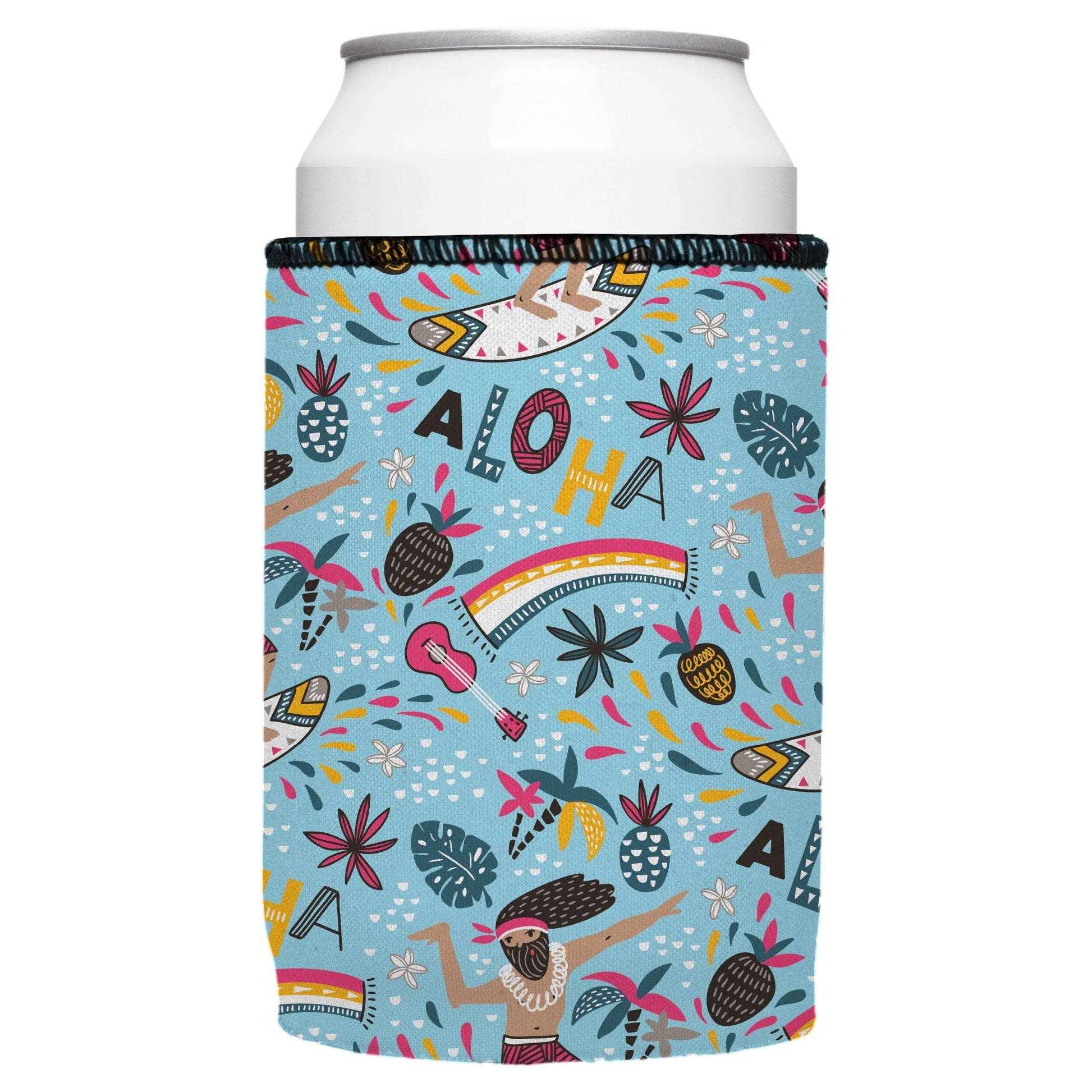NNEDSZ Surfing Aloha Stubby Cooler - Standard-0