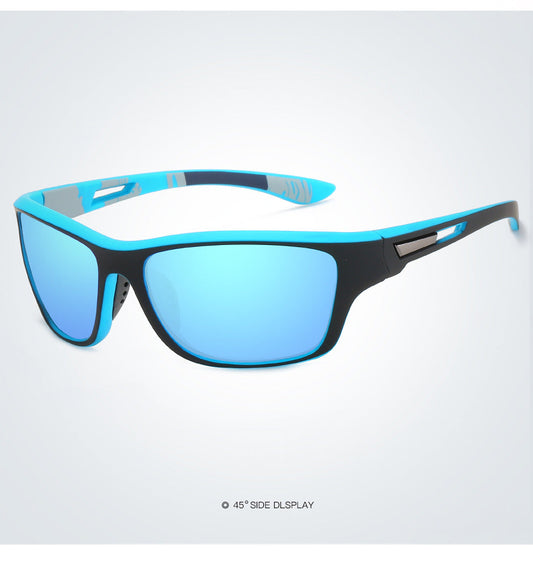 NNEDSZ 2 pcs Stylish Polarized Sports Sunglasses - UV Protection, Lightweight, Ideal for Fishing & Outdoor Activities
