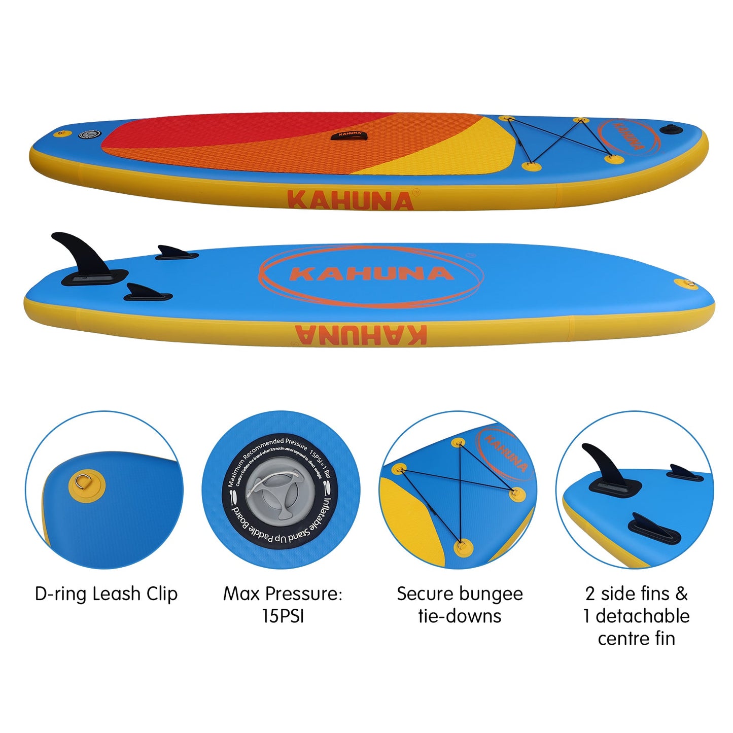 NNEDPE Inflatable Stand Up Paddle Board 10FT w/ Accessories-1