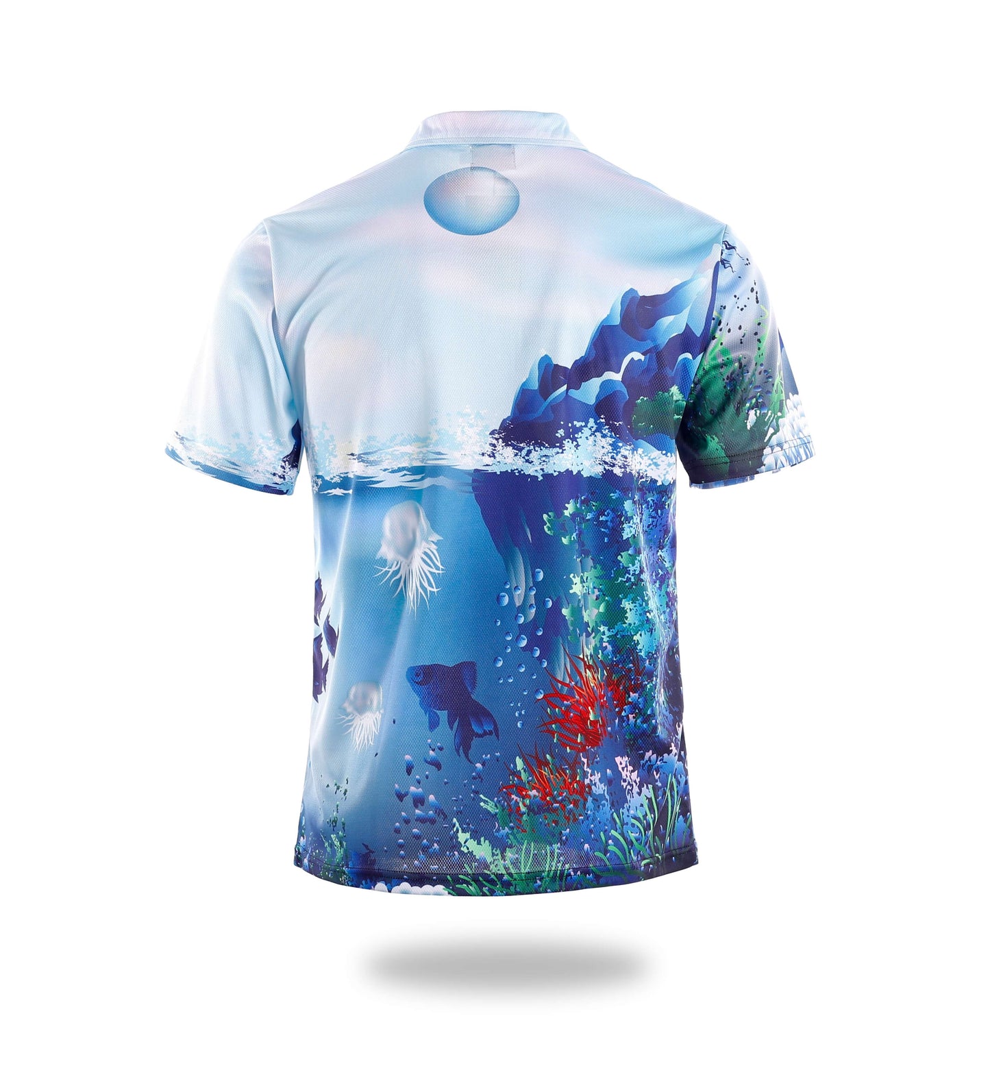 Sublimated Mens Short Sleeve Design Fishing Shirts