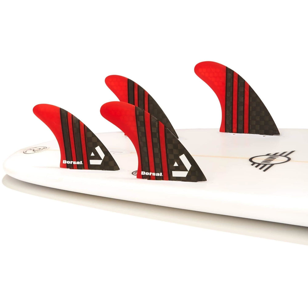 DORSAL Surfboard Fins Quad 4 Set FCS Compatible-1
