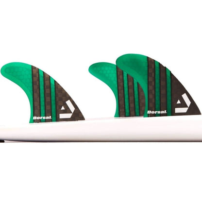 DORSAL Surfboard Fins Thruster 3 Set FCS Compatible-0