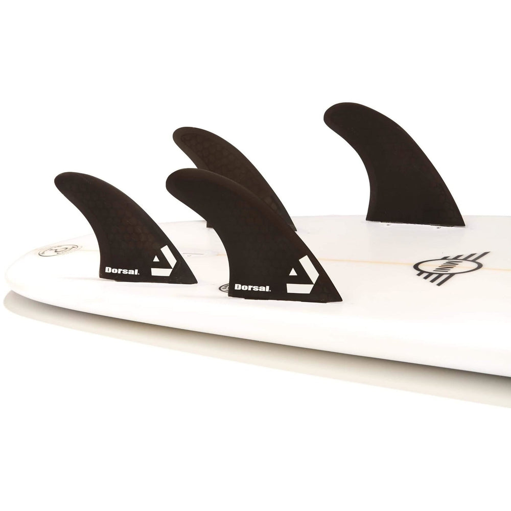 DORSAL Surfboard Fins Quad 4 Set FCS Compatible-0