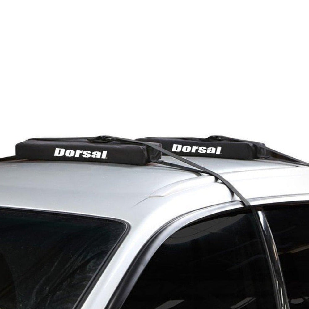 DORSAL Universal Surfboard Car Roof Rack Padded System (Holds Up to 3 Boards) Fits Any Car, Neoprene Buckle Covers Prevent Damage - Pack of 2-3