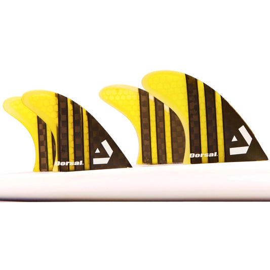 DORSAL Surfboard Fins Quad 4 Set FCS Compatible-0