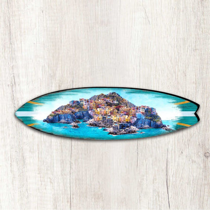 Island Surfboard Coastal Outdoor Decor Large Ornament by G. DeBrekht - Coastal Holiday Decor - 8490101MS-2