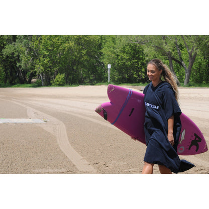 DORSAL Thick Microfiber Surf Poncho Robe for Wetsuit Changing Towel-3