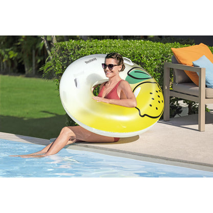 Bestway Inflatable Float with Handles Jungle D114 cm +12 Years Beach Pool 36448-4