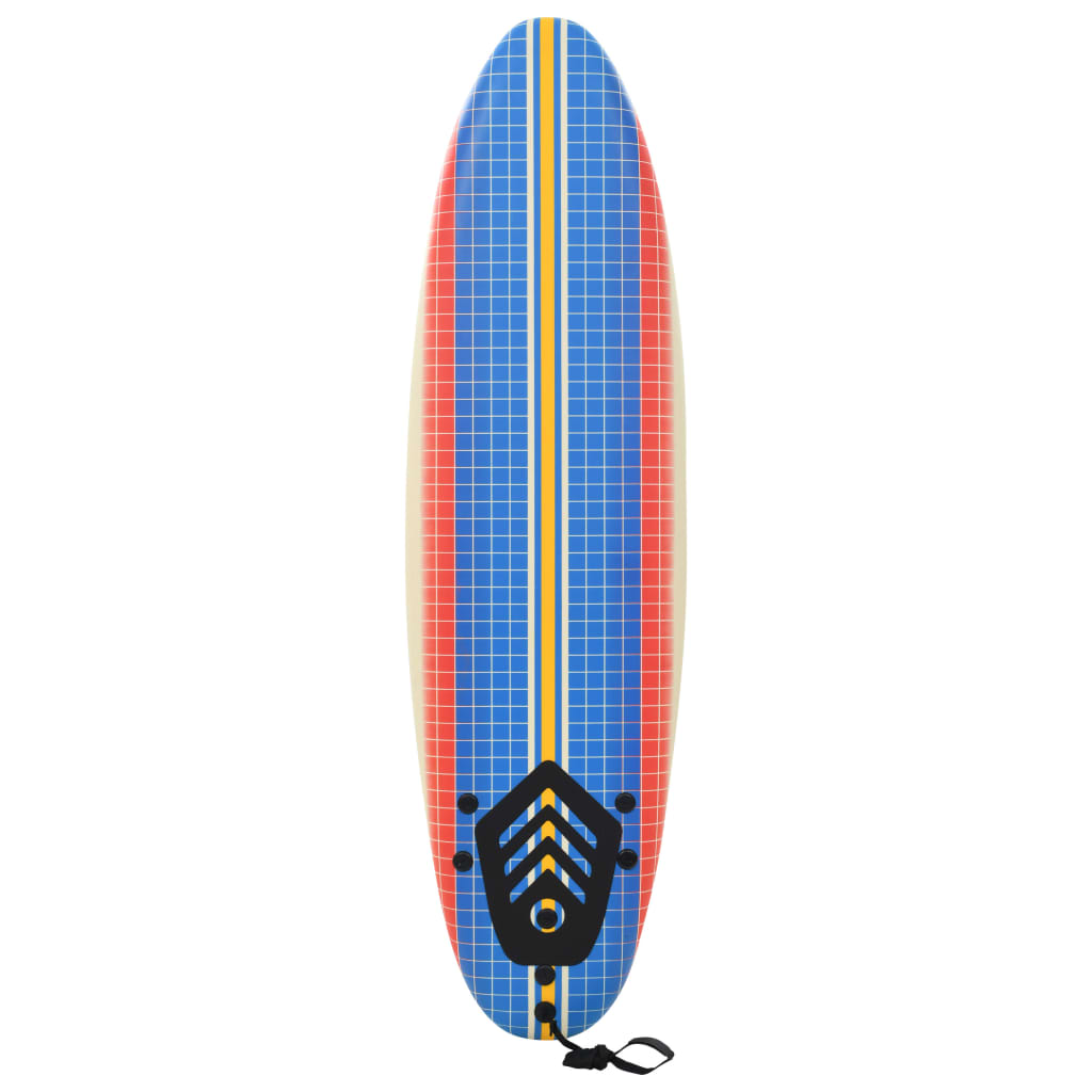 vidaXL Surfboard 66.9" Mosaic-1