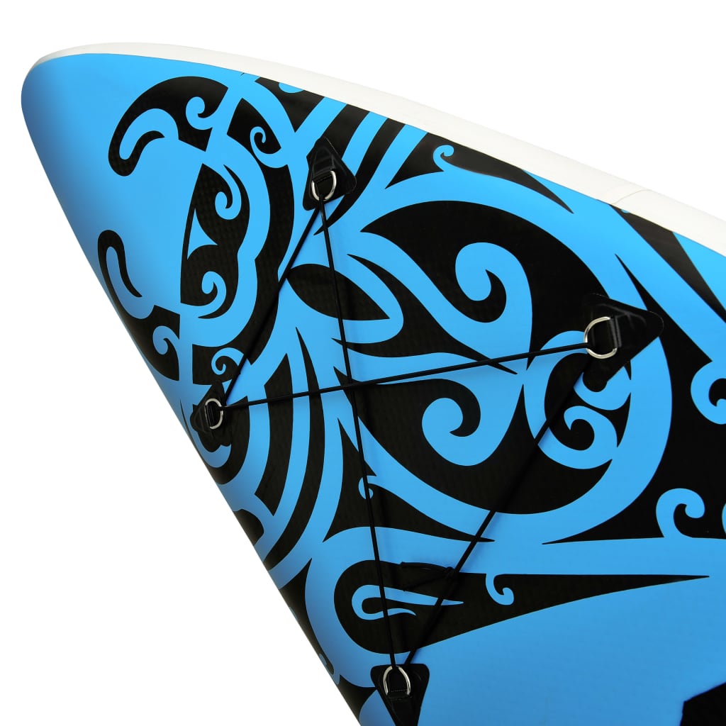 vidaXL Inflatable Stand Up Paddleboard Set SUP Surfboard Surfing Paddle Board-2