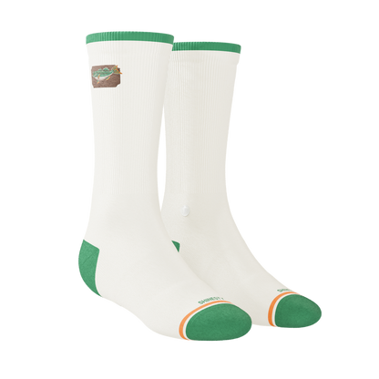 The Gone Fishing | Fishing Heel Hammock™ Crew Socks-2