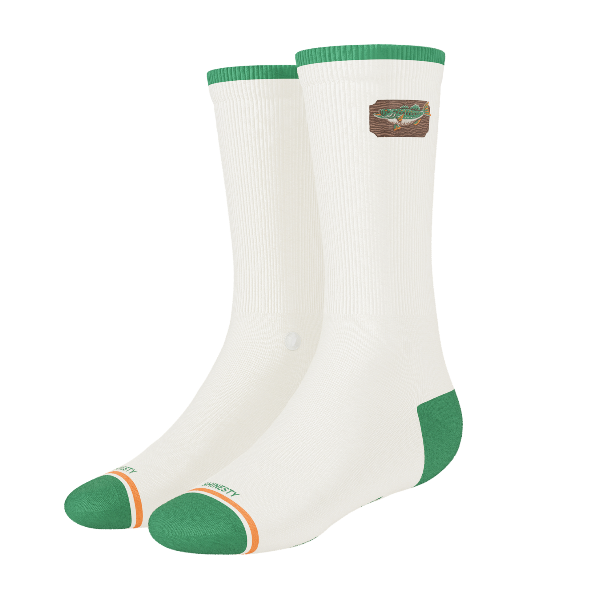 The Gone Fishing | Fishing Heel Hammock™ Crew Socks-3