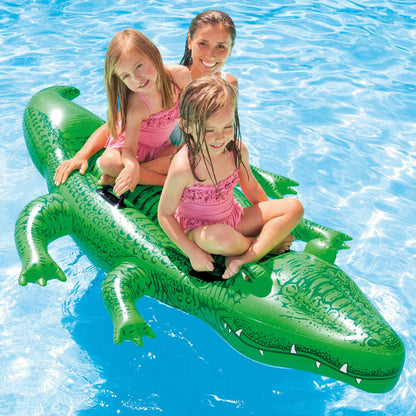 Inflatable Pool Float Intex Crocodile 203 x 30 x 114 cm (6 Units)-2