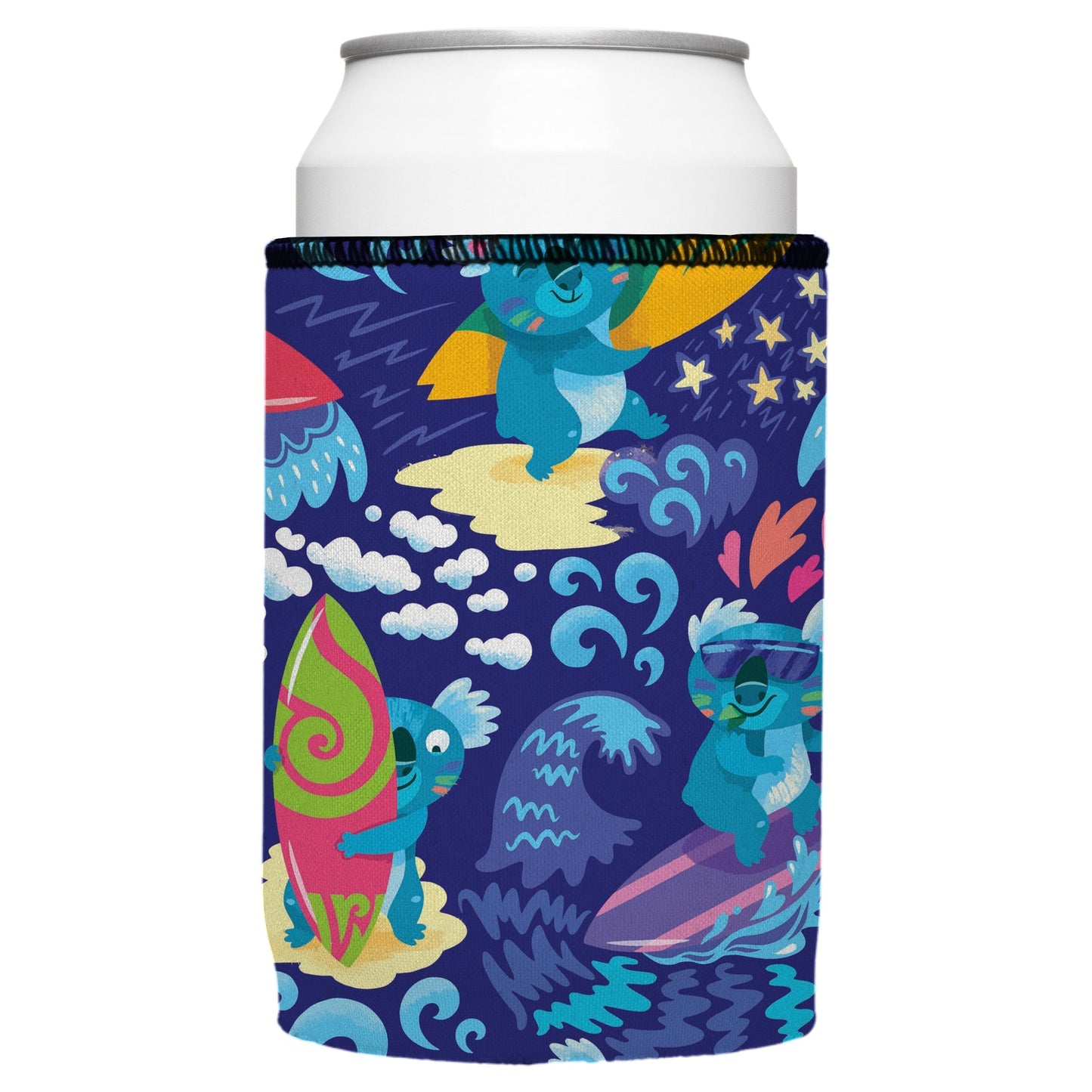 NNEDSZ Surfin Koala Stubby Cooler - Standard-0
