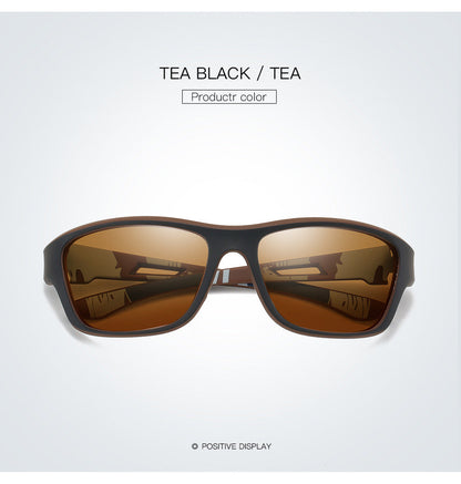 NNEDSZ 2 pcs Stylish Polarized Sports Sunglasses - UV Protection, Lightweight, Ideal for Fishing & Outdoor Activities