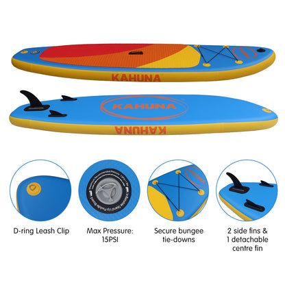 NNEDPE Inflatable Stand Up Paddle Board 10FT w/ Accessories-1