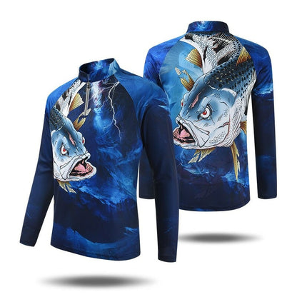 New Professional sublimated Anti-UV sun protection fishing tshirts Jerseys quick dry Long Sleeve breathable fishing shirts