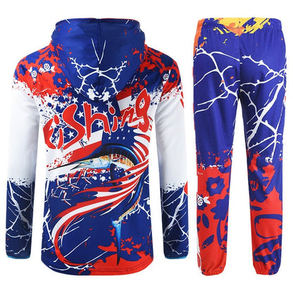 Men Fishing Clothes Long Sleeve light weight Hoodie Fishing Clothing Quick Dry Breathable Sun Protection Fishing Shirt