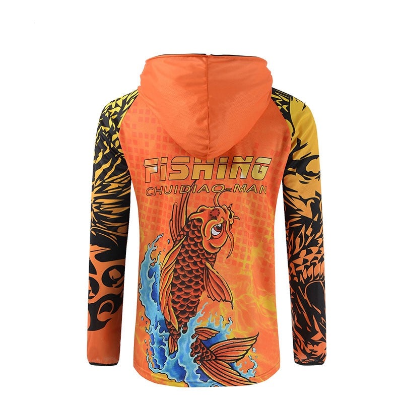 Fishing Clothes Carp Fishing Jerseys Breathable Moisture-wicking Summer Sun UV Protection Outdoor Sport Fishing shirts
