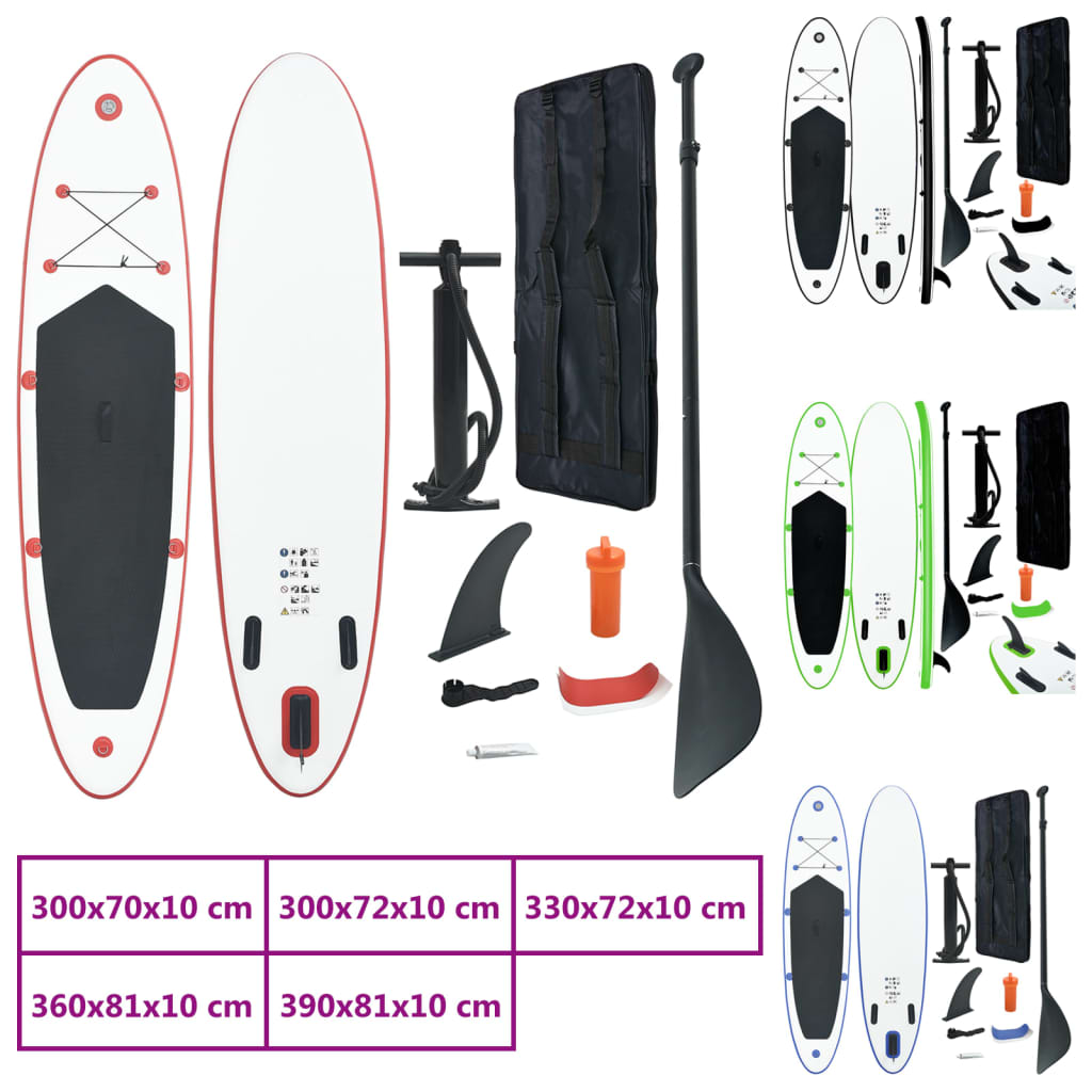 vidaXL Paddleboard Stand up Paddle Board Inflatable Paddle Board Sup Surboard-5